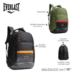 Alternative view of Mochila Everlast 19'' - 28487