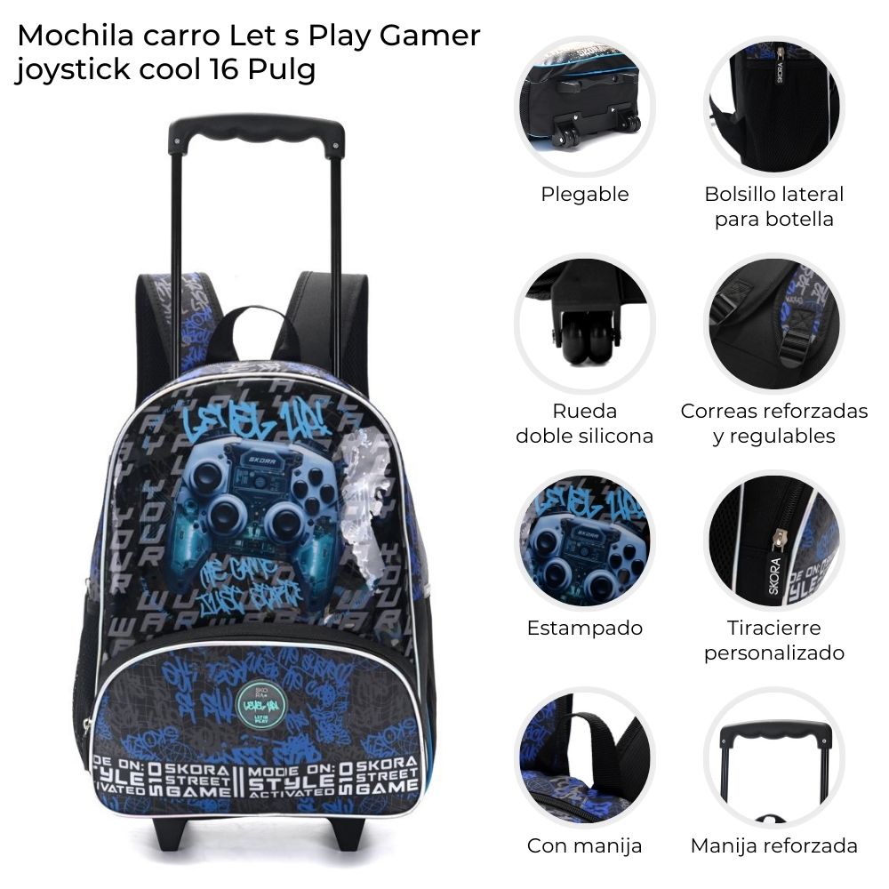 Alternative view of Mochila carro Skora 16" - 42969