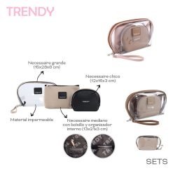 Alternative view of Set x3 Portacosmeticos Trendy - 29340