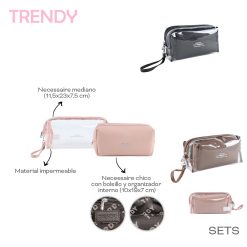 Alternative view of Set x2 Portacosmeticos Trendy - 29341