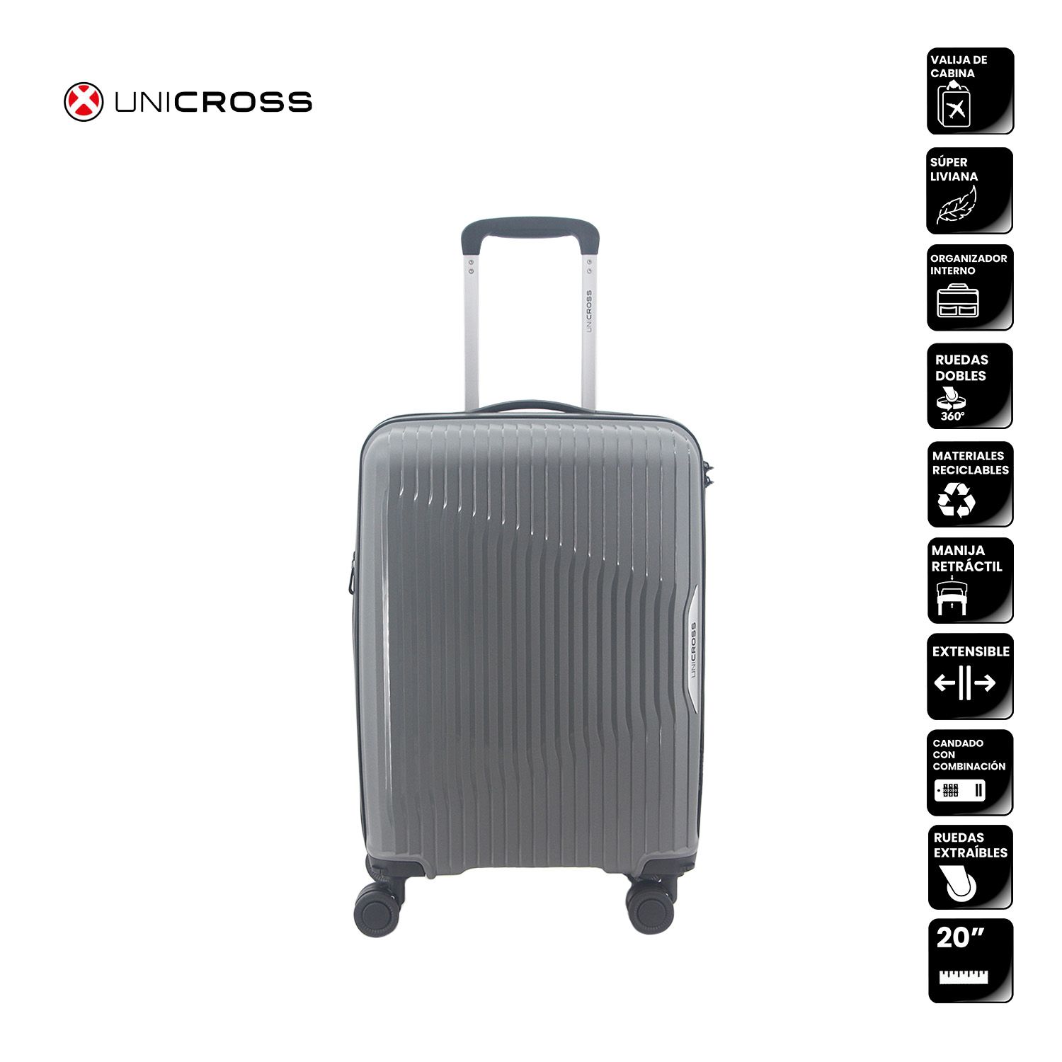 Valija carry on Unicross 20'' - 62.2085G20 - Imagen 2