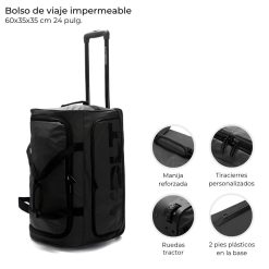 Alternative view of Bolso de viaje Wanderlust c/carro + ruedas 24'' - 40557
