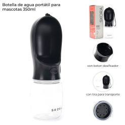 Alternative view of Bebedero portatil Skora 350 ml - 44583