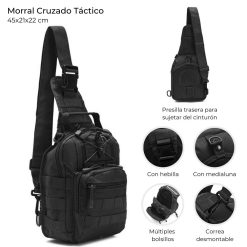 Alternative view of Morral cruzado tactico Wanderlust - 39196