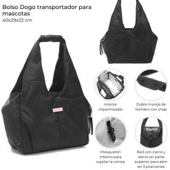 Alternative view of Bolso transportador mascota Skora - 44201