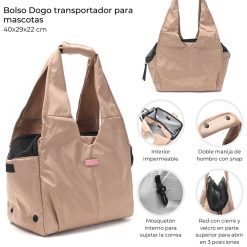 Alternative view of Bolso transportador mascota Skora - 44202
