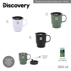 Alternative view of Taza termica Discovery 100 ml - 17086