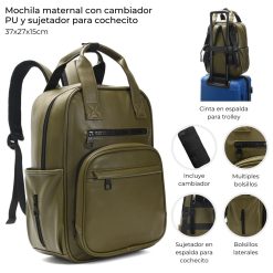 Alternative view of Mochila maternal Skora 15'' - 43325