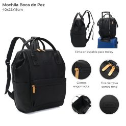 Alternative view of Mochila boca de pez Skora - 43330