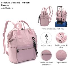 Alternative view of Mochila boca de pez Skora - 43334