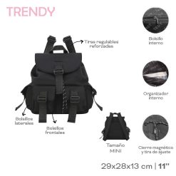 Alternative view of Mochila Trendy 11'' - 31890