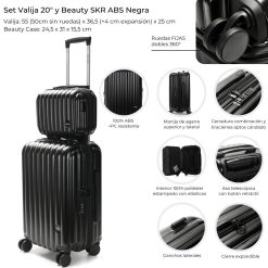 Alternative view of Set valija 20'' + Beauty Skora ABS - 48052