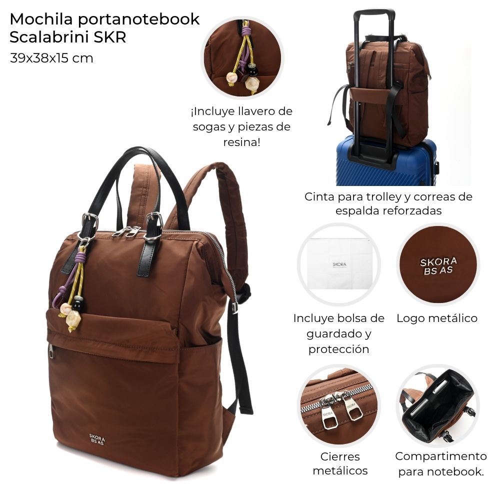 Mochila portanotebook Scalabrini Skora - 47994 - Imagen 2