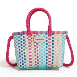 Mini bag Raffia Chimola – TX107 - Blanco