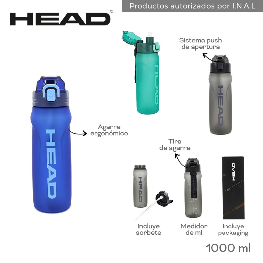 Botella Head 1000 ml. - 31370 - Imagen 2