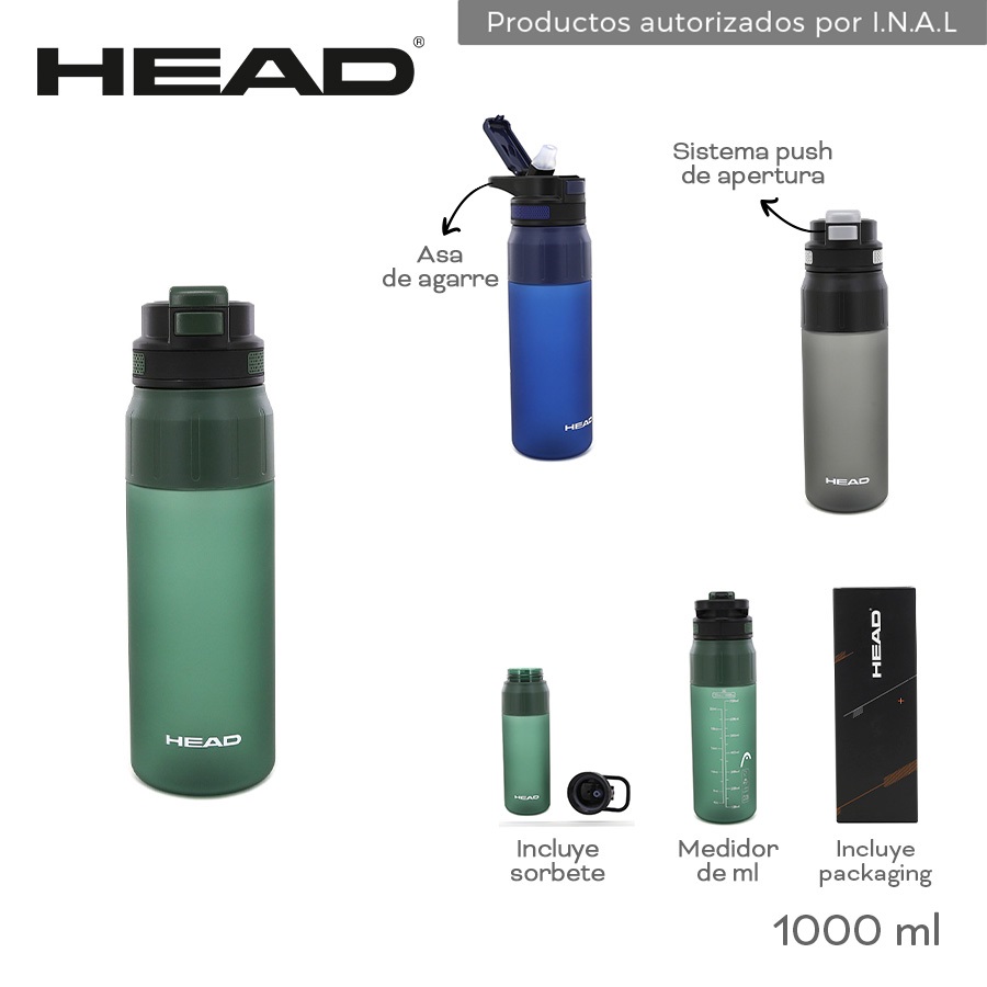 Botella Head 1000 ml. - 31373 - Imagen 2