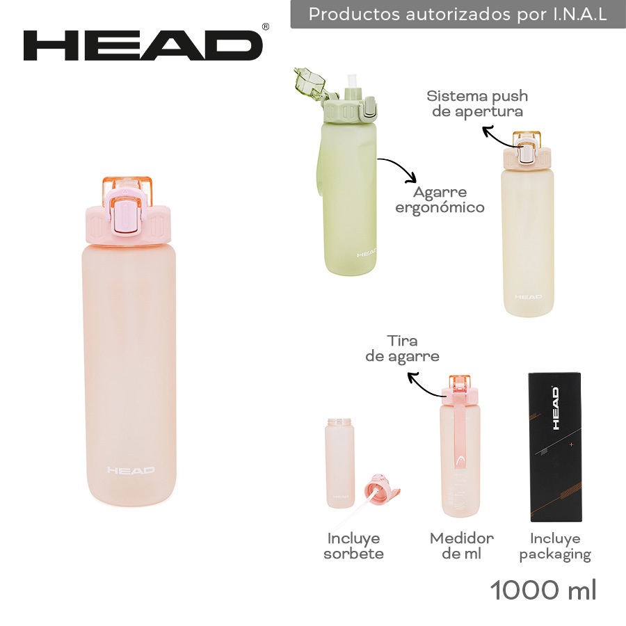 Botella Head 1000 ml. - 31374 - Imagen 2